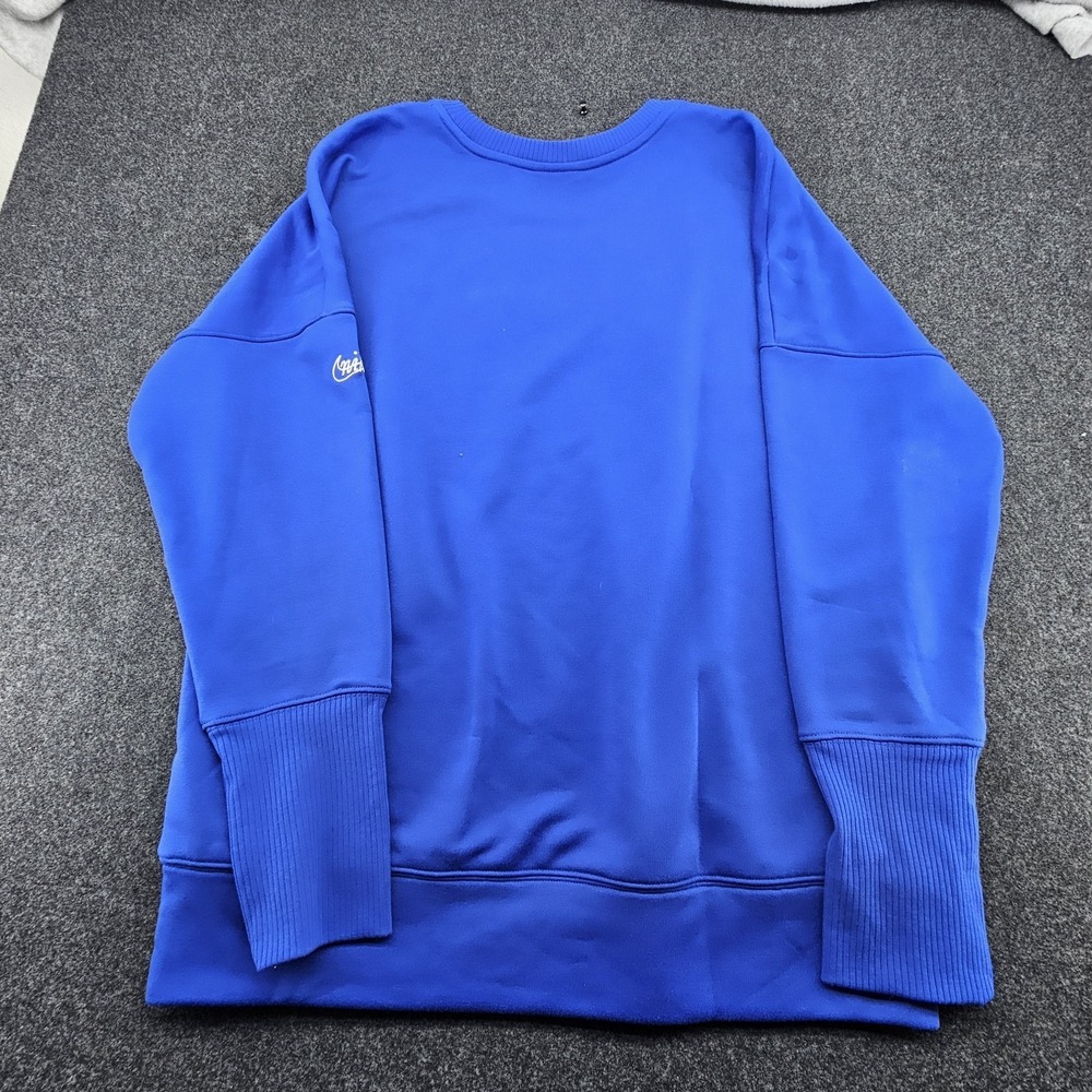 Nike Women's Medium Dallas Cowboys Historic Fleece Royal Crew - Picture 8 of 9